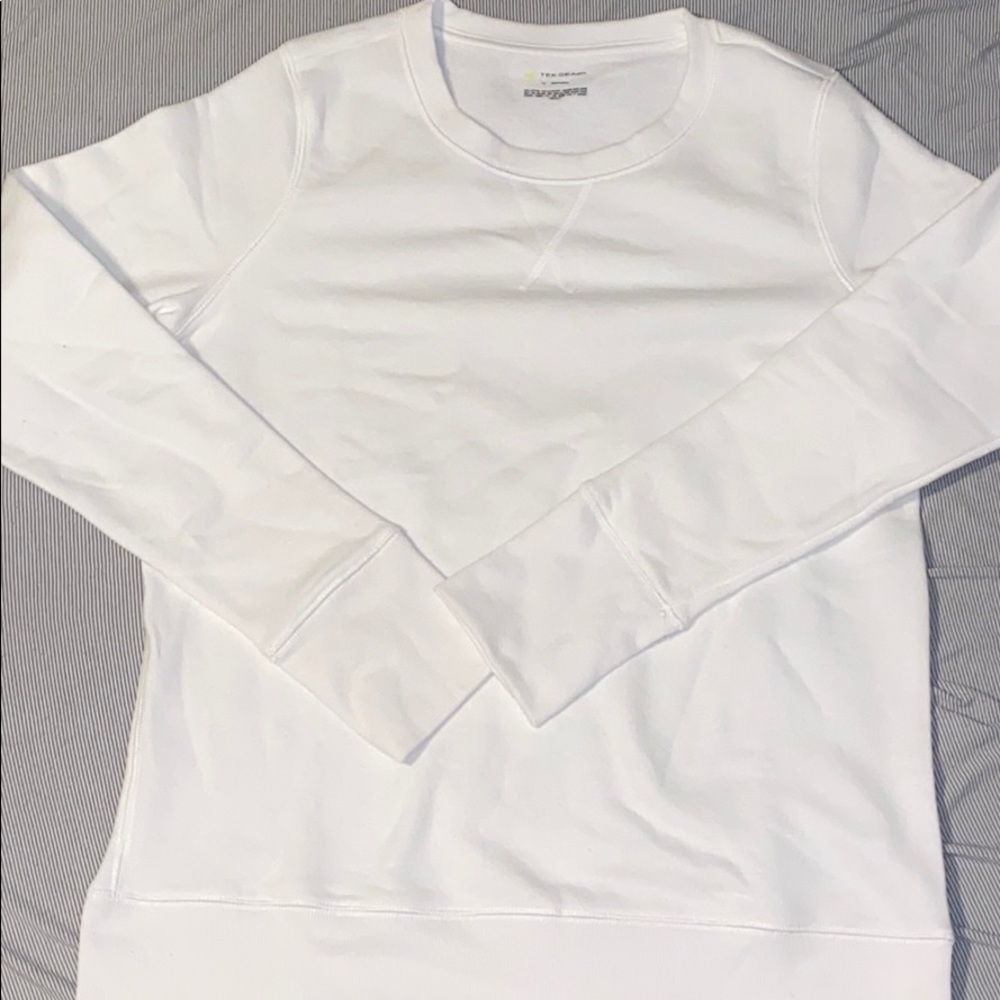 Long sleeve cotton crew neck